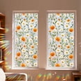 thumbnail image 4 of Window Privacy Film - Floral Stained Glass Window Film Static Cling UV & Heat Blocking Rainbow Window Film for Glass Doors, Bedroom Windows - No Glue Premium Vinyl-17.7"x39.4", 4 of 5