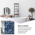 thumbnail image 3 of Langgg Salle de Bain Douche Rideau Imperméable Polyester Style Moderne Bain Impression Rideaux Décoration Drape Ménage Toilette Type 3, 3 of 9