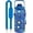 Music Note Blue Water Bottle, variant on Note Half Gallon Water Bottle with Sleeve 1/2 Gallon Water Bottle 64 Oz Water Bottle with Time Marker, Motivational Water Bottle Half Gallon Water Bottle with Straw for Women Gym Yoga Pregnance
