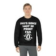 thumbnail image 5 of Days since last 3d print fail, 3D Printer hobbies maker - Unisex Heavy Blend Crewneck Sweatshirt, 5 of 9