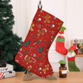thumbnail image 4 of Christmas Stockings,Red Christmas Gingerbread Man Pattern Stockings Christmas,14.8'' Xmas Stockings,Christmas Party Favors,Christmas Party Decorations,Christmas Stockings Personalized, 4 of 5