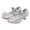 Silver, variant on Toddler Girls Blue Glitter Heels Size:3