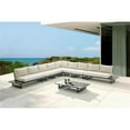 thumbnail image 2 of Meridian Furniture Maldives Cream Water Resisting Outdoor Modular Sectional, 2 of 33