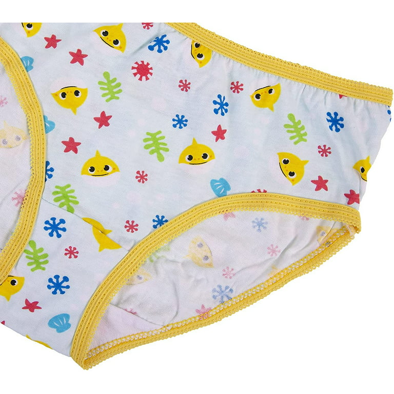 Nickelodeon Baby Shark Girls Panties Underwear - 8-Pack Toddler/Little  Kid/Big Kid Size Briefs