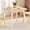 Natural and White, variant on Square Dining Table for 2, 27.6" Kitchen Table for Small Space, Writing Table, Easy to Assemble, for Dining Room, Living Room, Office, Kitchena