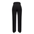 thumbnail image 6 of Womens Sweatpants High Waist Straight Leg Flattering Casual Suit Long Wide Leg Sweatpants Women Black L, 6 of 6