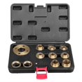 thumbnail image 3 of 11Pcs Woodworking Router Bushing Guide 10-30mm Copper Premium Router Guide Bushes, 3 of 5