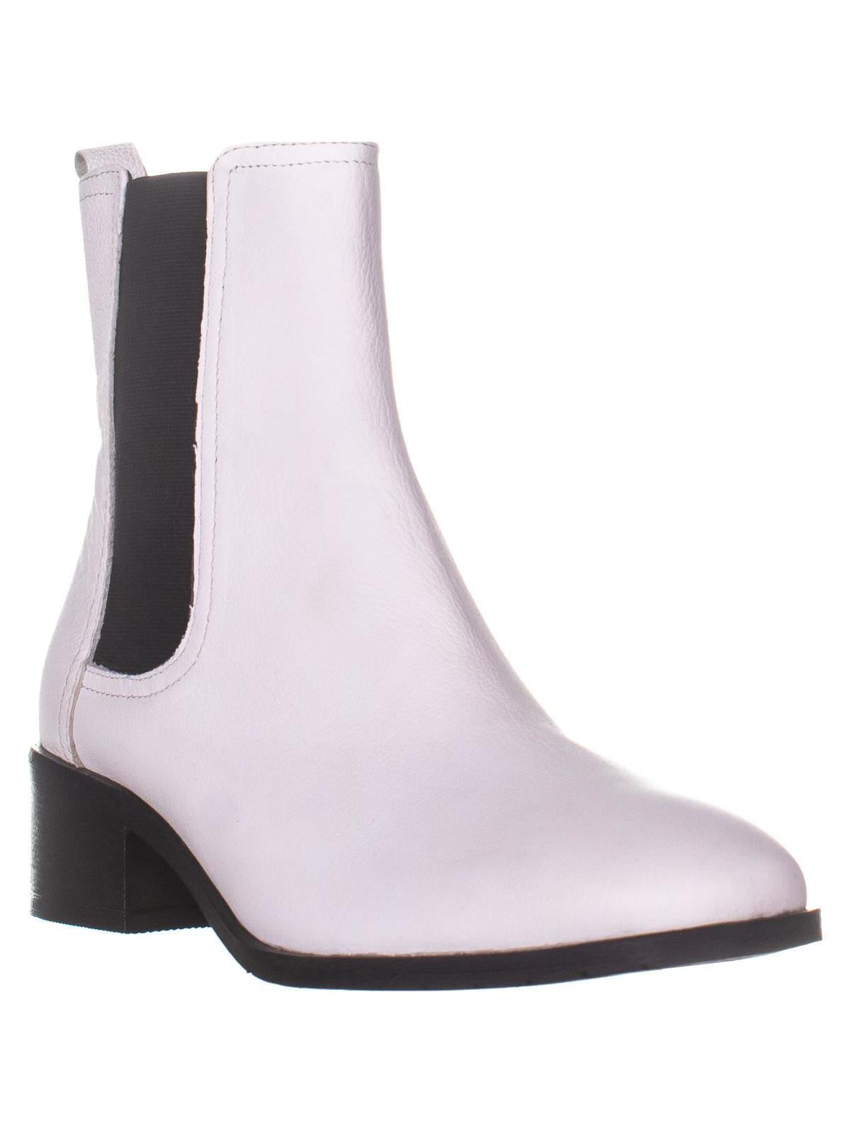 Kenneth Cole - Womens Kenneth Cole REACTION Salt Chelsea Booties, White, 8.5 US / 39.5 EU