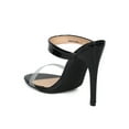 thumbnail image 3 of New Women Mackin J 213-62 Patent PU Perspex Double Band Stiletto Sandal, 3 of 6