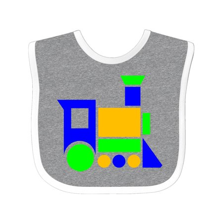 

Inktastic Cute Colorful Train Gift Baby Boy or Baby Girl Bib