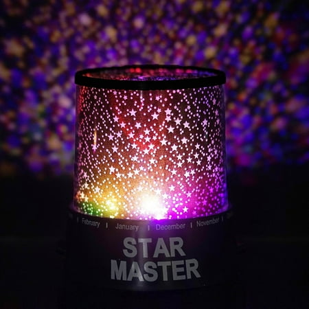 - Efavormart Starry Galaxy Sky Projector Cosmos Romantic Color Changing LED LAMP Gift Set