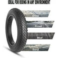 thumbnail image 2 of MOHEGIA Fat Tire,20 x 4.0 inch Fat Bike Tire,Folding Bead Electric Bike Tires,Compatible Wide Mountain Snow Bicycle, 2 of 6
