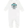 thumbnail image 2 of Inktastic Happy Birthday, Daddy Best Ever in Blue Baby Romper Coveralls, 2 of 4