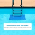 thumbnail image 2 of Protective Pad For Pool Liner, High Quality Material Swimming Pool Ladder Mat, Durable Non-Slip Texture Extra Grip For Above Ground Pool Ladder, Easy To Store Foldable Or Rollable 36 X 9 Inch Mat, 2 of 2