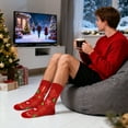 thumbnail image 4 of Funny Socks for Men Women Dad Teenage Boys - MERRY CHRISTMAS YOU FILTHY ANIMAL Novelty Fun Funky Happy Odd Socks - Xmas Secret Santa Gifts Presents Ideas Christmas Eve Box Stocking Fillers for Adults, 4 of 7