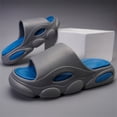 thumbnail image 5 of Men's Quick Dry Slippers, Comfortable Thick Bottom Non-slip Bathroom Sandals, Sport Slide Sandals ,Indoor and Outdoor, 5 of 7