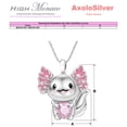 thumbnail image 5 of Collar con Dije de Ajolote High Monaco 2 Pzas Plata/Rosa MXAXO-002, 5 of 5