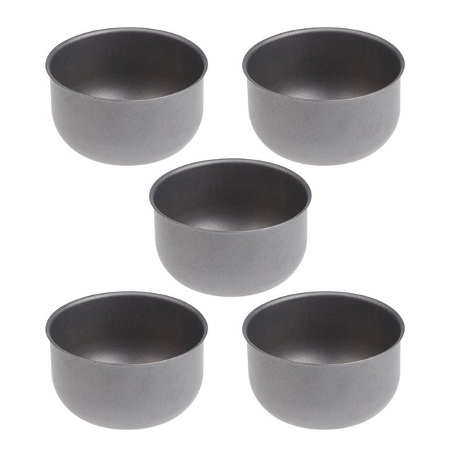 Paquete de 5 mini tazas de té de , taza para bebidas frías y calientes para agua, té, café, camping, senderismo, picnic, vasos, 62 ml Baoblaze Mini taza ultraligera de titanio