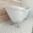 thumbnail image 4 of Dreamline BTCP6928HFXXC04 Chesapeake 69" Free Standing Acrylic Soaking Tub - White, 4 of 10
