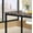 Black, variant on Dining Tables Noyes Metal Dining Table with Laminated Faux Marble Top, Off-White,Wooden Dining Tables