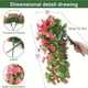 thumbnail image 2 of Nvzi Paquete de 6 flores artificiales de seda falsa europeas para decoración de bodas, fiestas, ramo de tacto real, bricolaje, hogar y jardín (azul), 2 of 5