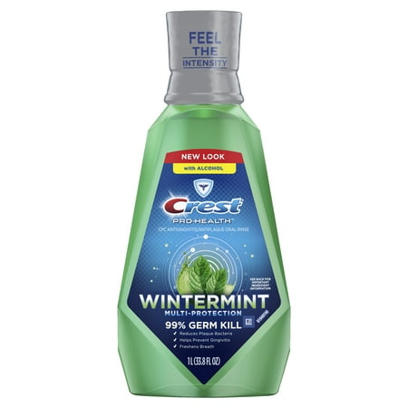 Crest Pro-Health Wintermint Multi-Protection Invigorating Mouthwash, 1 L (33.8 fl