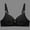 Black, variant on Women's Wireless Bras Back Hook Thin Soft Casual Build for Daily Regular Wear
