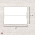 thumbnail image 5 of A6 White Invitation Envelopes (4 3/4" x 6 1/2") Fits 4x6 Inch Invitation Photo Wedding Announcement - Bulk Pack of 1000 Envelopes, 5 of 5