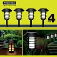 thumbnail image 2 of Bell + Howell Jumbo Solar Pathway Lights Outdoor with Wireless Remote, 2-in-1 Solar Flame Lights & White LED, 4 Pack, 2 of 8