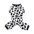 thumbnail image 2 of Pet Dog Clothes Dog Sweater Soft Thickening WarmWinter pet cow print pajamas pet clothes, 2 of 6