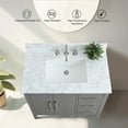 thumbnail image 6 of Vanity Art 36" Single Sink Bathroom Vanity Cabinet with Engineered Marble Countertop, 6 of 12
