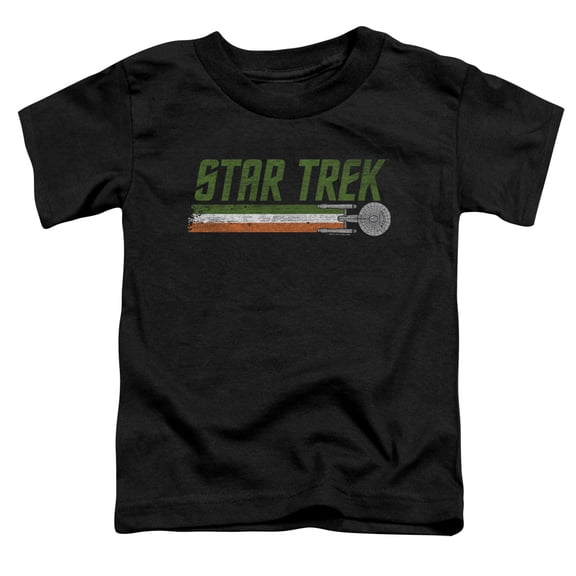 Star Trek Irish Enterprise Toddler T-Shirt Black
