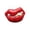 Vermilion, variant on Novelty Pacifier for Infants & Toddlers, Silicone Orthodontic Soother with Unique Lip & Teeth Design, No. 2 Funny Baby Comfort and Entertainment Teether Toy
