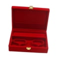 thumbnail image 4 of Fashion Velvet Jewelry Box Bangle Display Case Tray Portable Jewelry Storage, 4 of 7