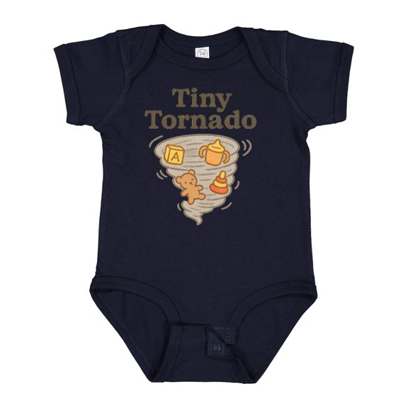 Inktastic Tiny Tornado Baby Humor Boys or Girls Baby Bodysuit