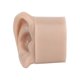 thumbnail image 1 of Silicone Piercing Practice Model Simulation Soft Flexible Ears Model for Display Teaching Dark Skin Color Right, 1 of 4