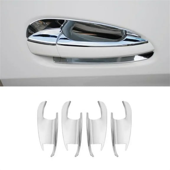 4Pcs Chrome Door Handle Bowl Cover Trim Fits For Benz B C E Glk Ml Gl Gle Gls Class
