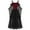 Red, variant on Tnhcen Women Dresses, Womne Oversize Cold Shoulder Butterfly Sleeve Lace Up Dress Plus Size Dress Black