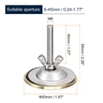 thumbnail image 6 of Kitchen Sink Hole Cover, 1Pcs - Zinc Alloy Faucet Hole Cover, Soap Dispenser Hole Cover for Sink (Champagne Gold), 6 of 7