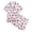 Pink, variant on Toddler Girls Short Sleeve Prints Tops T Shirt Shorts Casual Outfits Set Girl Comfy Outfit Sets