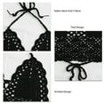 thumbnail image 4 of Top De Sujetador De Ganchillo,Top De Sujetador De Ganchillo Top De Bikini De Punto Atado Top De Bikini Halter De Ganchillo Diseño Exquisito, 4 of 5