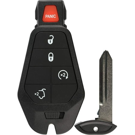 Jeep Door Lock Alarm - KeylessOption Keyless Entry Remote Control Car Key Fob Starter Alarm M3N5WY783X IYZC01C for 2008-2013 Jeep Grand Cherokee Commander Fobiks