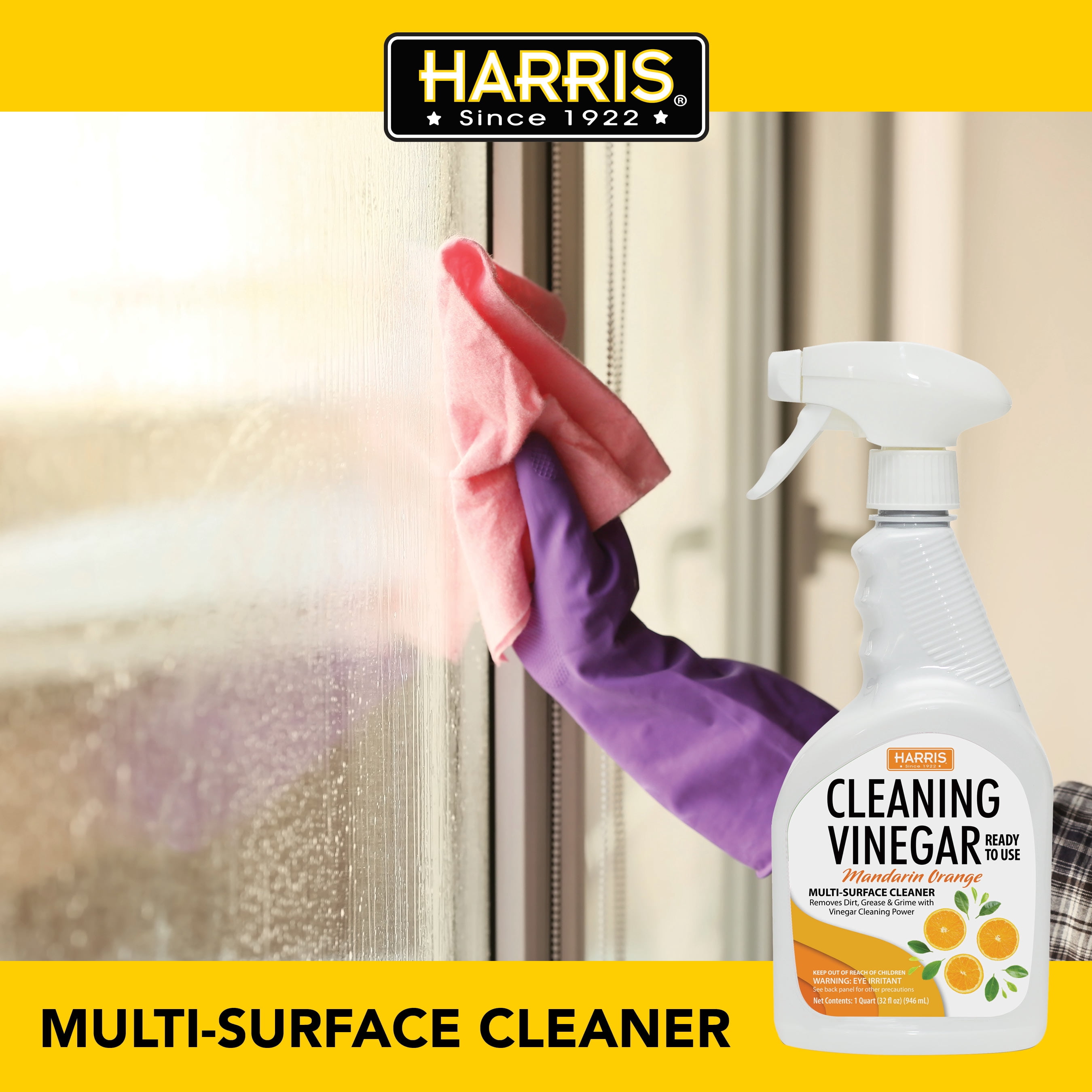 Harris Multi-Purpose Cleaning Vinegar, Citrus Scented, 32 oz