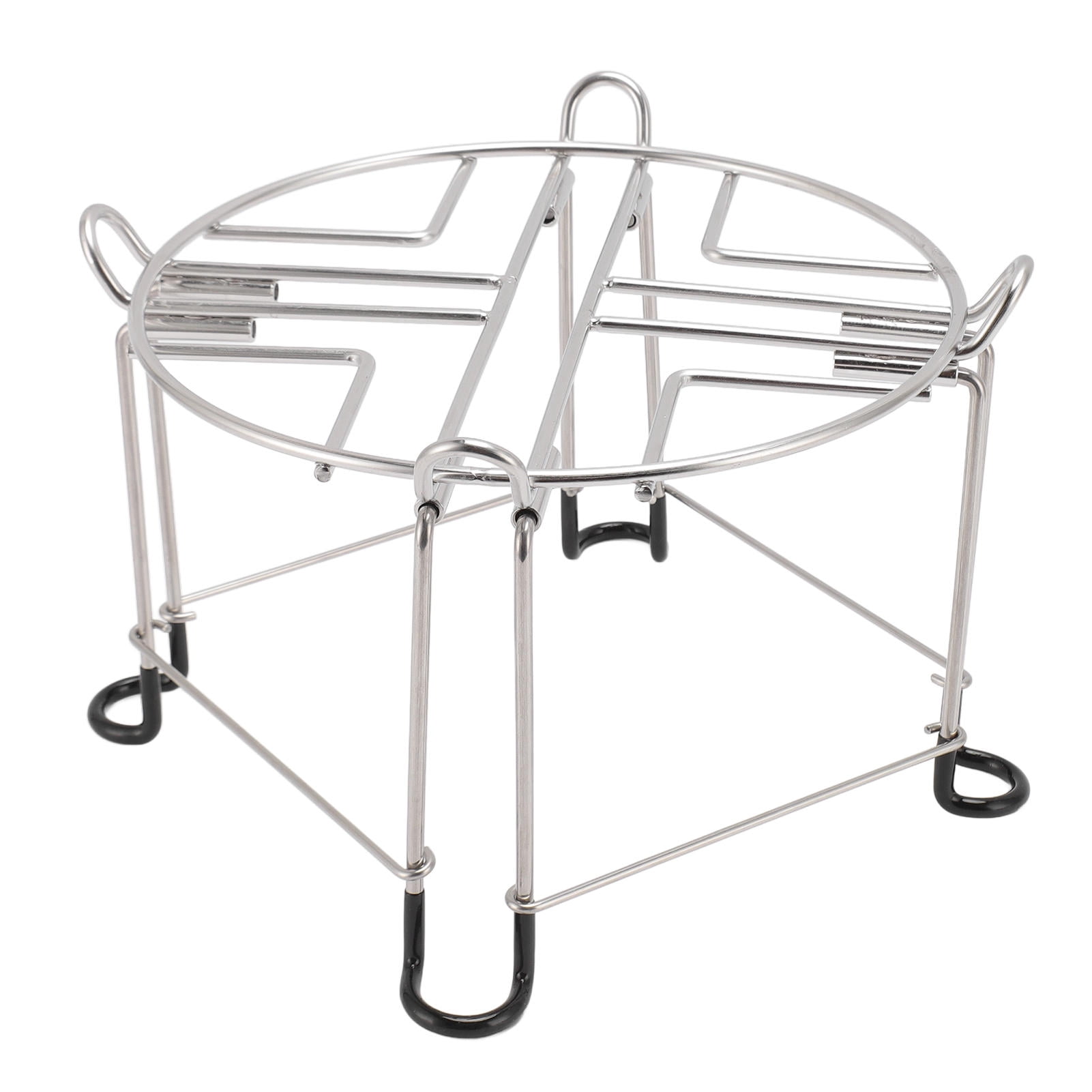 YAHHU 6‑inch Tall 9‑inch Diameter Stainless Steel Water Filter Stand – Portable, Non‑Skid, Hook‑Ready for Medium‑Size Gravity Filters