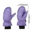 thumbnail image 3 of Comfortable Thicken Warm Children Kids Winter Must Outdoor Riding Snow Snowboard Children Ski Gloves Long-sleeved Mitten RED, 3 of 8