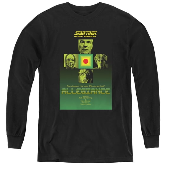 Star Trek - Tng Season 3 Episode 18 - Youth Long Sleeve Shirt - Large