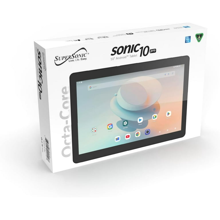 Supersonic SC-4110 Sonic10pro 10” Android 15 Tablet Octa-Core 3GB