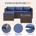 thumbnail image 4 of ELPOSUN 5-Piece Patio Furniture Set,Patio Conversation Set All-Weather Wicker Outdoor Sectional Sofa Set with Table & Cushions, Blue, 4 of 7