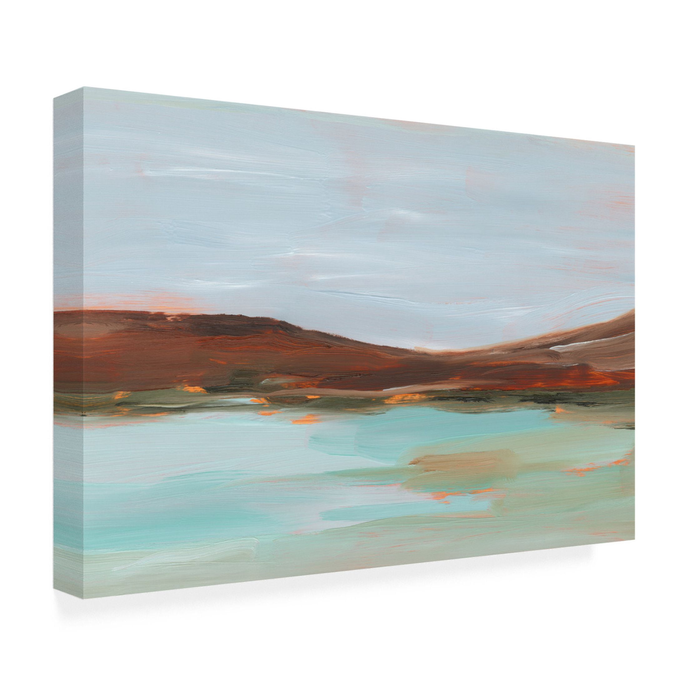 Trademark Fine Art Ethan Harper  Umber Mountain Range II Canvas Wall Art