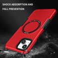 thumbnail image 2 of Feishell for iPhone 14 Case, [Compatible with MagSafe] Anti Fingerprint, Anti Scratch, Non Slip, Sleek, Shockproof, Military Grade Protection Case For iPhone 14, red, 2 of 10